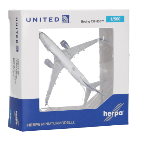 Herpa Wings Flugzeugmodell United Airlines Boeing 737-800 (1:500)